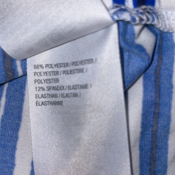 🆕 Elizabeth Clarke Striped Wide Leg Pants - Picture 4 of 5